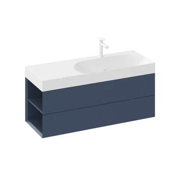 RAVAK SD Lite 120 B fürdőszobai szekrény mosdó alá Deepsea Blue