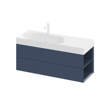 RAVAK SD Lite 120 J fürdőszobai szekrény mosdó alá Deepsea Blue