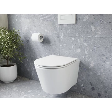 RAVAK Flow RimOff fali WC szett, fehér