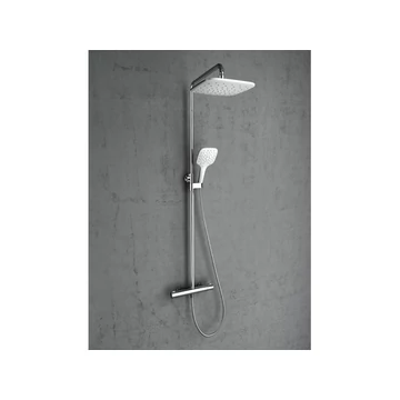 RAVAK Termo 300 zuhanyoszlop termosztátos csapteleppel TE 093.00CR/WH, króm/fehér