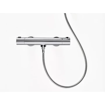 RAVAK Puri termoszátos fali zuhanycsaptelep 150 mm PU 033.00CR, króm KIFUTÓ