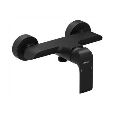 RAVAK Flat zuhanycsaptelep 150 mm FL 032.20BL, fekete