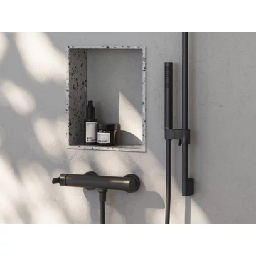 RAVAK Puri zuhanycsaptelep 150 mm PU 032.20BL, fekete