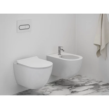 RAVAK Eleganta álló bidécsaptelep 130 mm leersztő nélkül EL 056.00CR, Chrome
