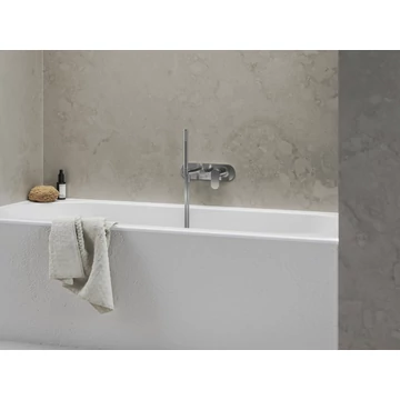 RAVAK Eleganta falba süllyesztett csaptelep szettel, kétutas, belső egység nélkül EL 065.00CR.O2.RB07D.+S, Chrome
