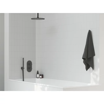 RAVAK Espirit termosztátos falba süllyesztett csaptelep, háromutas, belső egység nélkül ES 067.20BLM.O3.RB07C, Black Matt