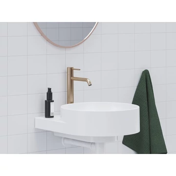 RAVAK Espirit álló mosdócsaptelep BeCool 250 mm leeresztő nélkül ES 014.61RGB, Rose Gold Brushed