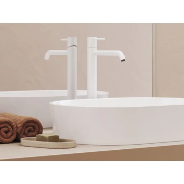 RAVAK Espirit álló mosdócsaptelep BeCool 340 mm leeresztő nélkül ES 015.11WV, White Velvet