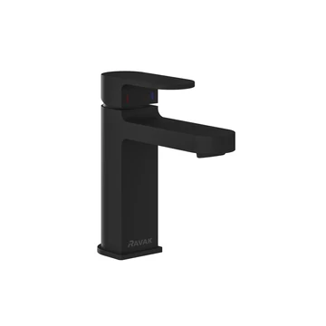 RAVAK Chrome mosdócsaptelep 180 mm lefolyó nélkül CR 014.20BL, fekete