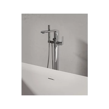RAVAK Flat padlón álló kádcsaptelep szettel FL 080.00CR.RB07A, króm