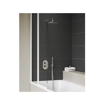RAVAK Chrome II termosztátos 2-utas csaptelep, alaptest nélkül CR II 063.00CR.O2.RB071, króm