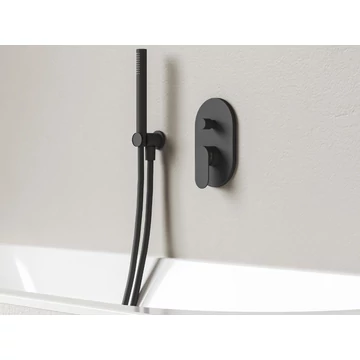RAVAK Chrome II kétutas csaptelep alaptest nélkül CR II 065.20BL.O2.RB070, fekete