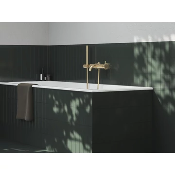 RAVAK Espirit fali kádcsaptelep zuhanyszett nélkül ES 022.60GLB, Gold Brushed