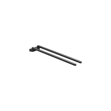 RAVAK 10° elfordítható törölközőtartó 42 cm TD 340.20BL, fekete