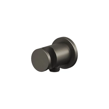 RAVAK Fali kiállás integrált zuhanyrózsa tartóval 706.20GB, Graphite Brushed
