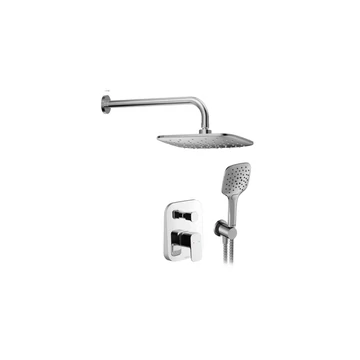 RAVAK 10° Free falsík alatti zuhanyszett TD F 090.01CR.O2, króm