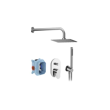 RAVAK Chrome II falsík alatti zuhanyszett CR II 090.01CR.O2.RB070, króm