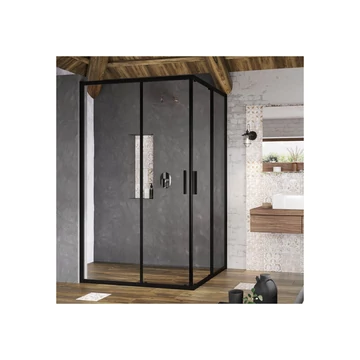 RAVAK Blix Slim BLSRV2K-120 zuhanykabin fekete+transparent
