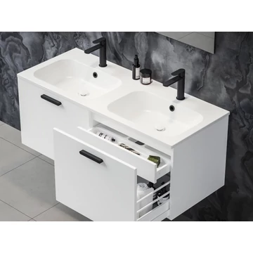 RAVAK Chrome Slim 120 duplamosdó fehér, furattal