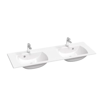 RAVAK Classic Slim 130 duplamosdó fehér, furattal