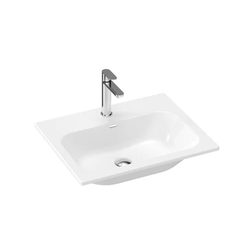RAVAK Chrome Slim 60 kerámiamosdó, fehér, furattal