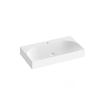 RAVAK Lite 80 mosdó fehér, túlfolyó nélkül, csaptelep furattal