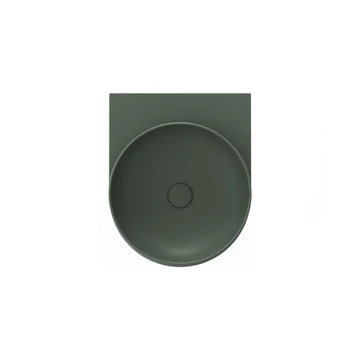 RAVAK Yard 40 kerámiamosdó Grey Green, túlfolyó furat nélkül
