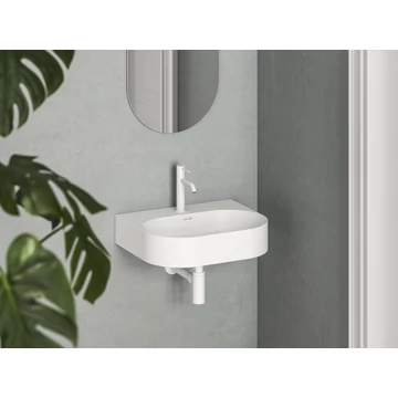 RAVAK Ceramic Slim Wall O 55 N kerámiamosdó matt fehér