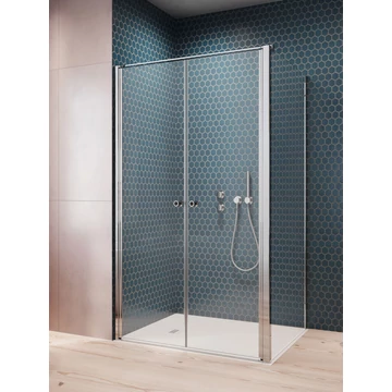 RADAWAY Eos DWD+S II szögletes zuhanykabin 100x100 átlátszó