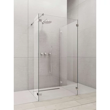 RADAWAY Euphoria Walk-in IV zuhanyfal 80x80 átlátszó