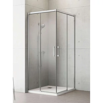 RADAWAY Idea KDD szögletes zuhanykabin 80x80 átlátszó