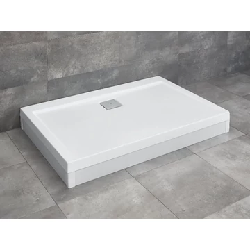 RADAWAY Argos D szögletes zuhanytálca lábbal 90x80 fehér, ajándék szifonnal