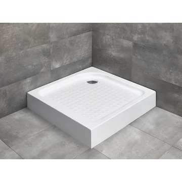 RADAWAY Rodos C szögletes zuhanytálca 90x90 fehér, ajándék szifonnal