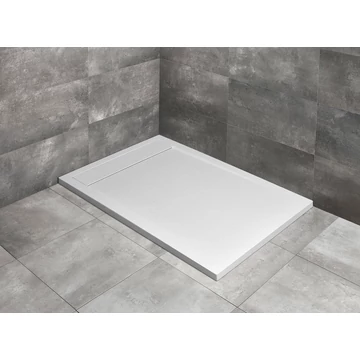 RADAWAY Teos F lapos szögletes zuhanytálca 110x80 fehér, ajándék szifonnal