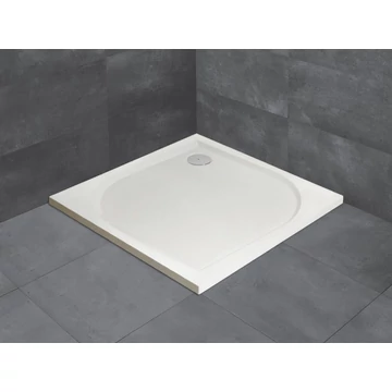 RADAWAY Paros C lapos szögletes zuhanytálca 100x100 fehér, ajándék szifonnal