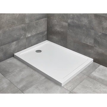 RADAWAY Doros F szögletes zuhanytálca 140x80 fehér, ajándék szifonnal