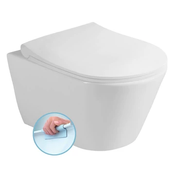 AVVA RIMLESS fali WC, 53x36cm