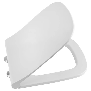 BELLO WC-ülőke Soft Close, duroplast, fehér/króm