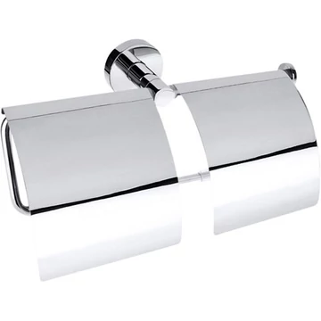 BEMETA OMEGA Dupla WC papírtartó, 270x140x107mm, króm