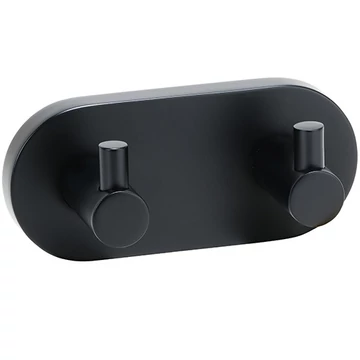 BEMETA DARK dupla fogas, 120x55x50mm, matt fekete
