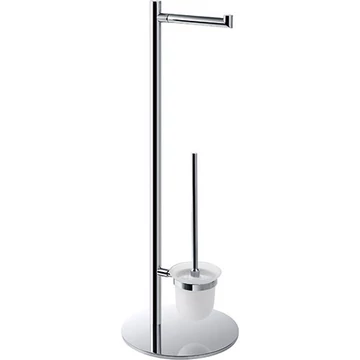 BEMETA OMEGA Álló WC kefe és papírtartó, 250x730x250mm, króm