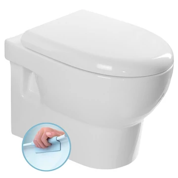 AQUALINE ABSOLUT RIMLESS fali WC, 35x50cm