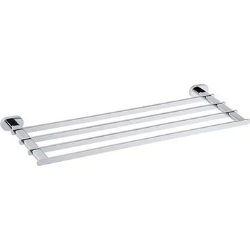 BEMETA OVAL Törölközőtartó polc, 650x30x200mm, króm