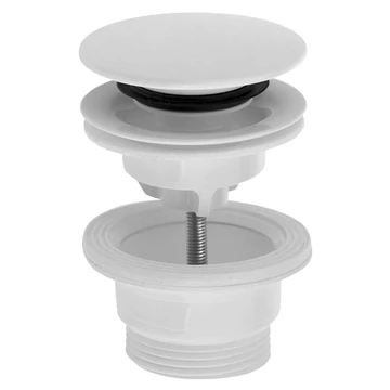 BRUCKNER klik-klak mosdólefolyó, túlfolyó nélküli, 5/4“, 4-45mm, ABS/fehér
