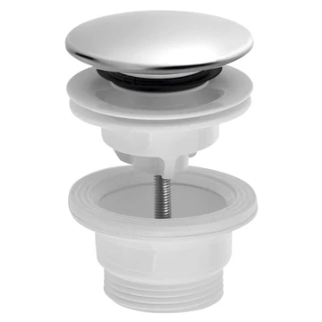 BRUCKNER klik-klak mosdólefolyó, túlfolyó nélküli, 5/4“, 4-45mm, ABS/króm