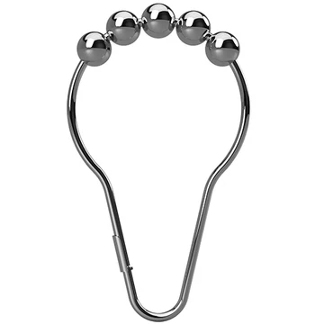 BEMETA ZUHANY zuhanyfüggöny karika, 12db, inox