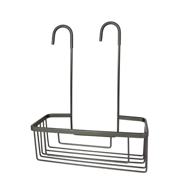 SMART rácsos polc zuhanyzóba, 300x375x120 mm, gun metal
