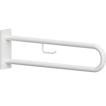 BEMETA HELP Kapaszkodó, U-típus, takaróval, WC papírtartóval, 750mm, fehér