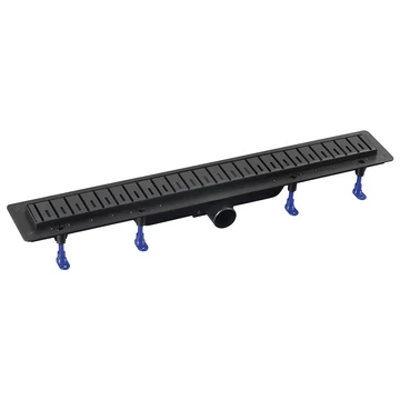 POLYSAN KLAVER padlóösszefolyó, inox ráccsal, superflow, DN50, 910x122x65mm