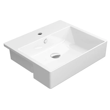GSI KUBE X kerámiamosdó, 55x47cm, ExtraGlaze